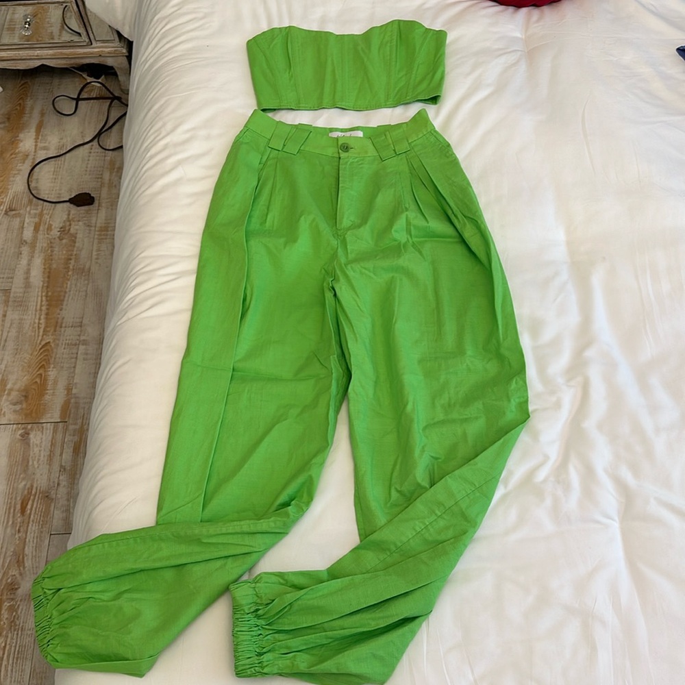 L’Academie bustier top & pants set